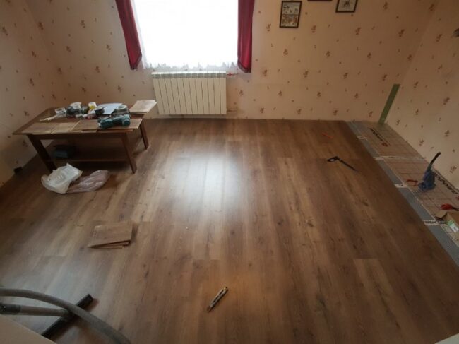 Infrapuna küttekile põrandaküte